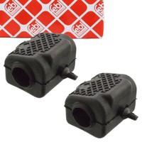 2X febi Stabilisatorlager FüR Citroen C3 II C4 Cactus DS3 Peugeot 208 I Vorne