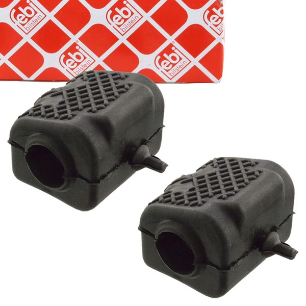 2X febi Stabilisatorlager FüR Citroen C3 II C4 Cactus DS3 Peugeot 208 I Vorne-image