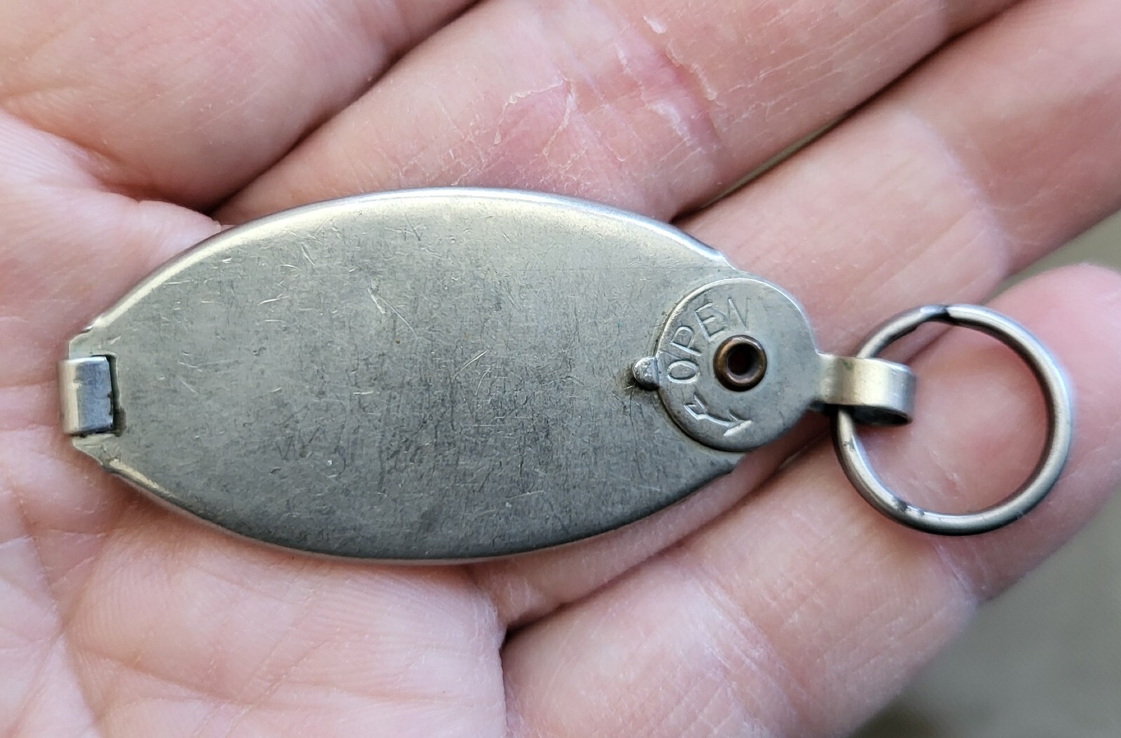 Antique Key Fob Tag Ring Glenn Curtiss Lost Key Finder Return Mailer 1901 PATENT