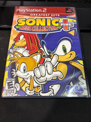 Sonic Mega Collection Plus (PlayStation 2 PS2) Greatest Hits CIB COMPLETE TESTED