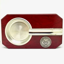 Rosewood Cigar Ashtray – (Navy – Metallic)