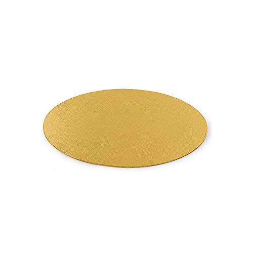 0931323 Decora   CAKE BOARD SOTTILE GOLD diam. 22 CM X H 3 MM 9 INCH
