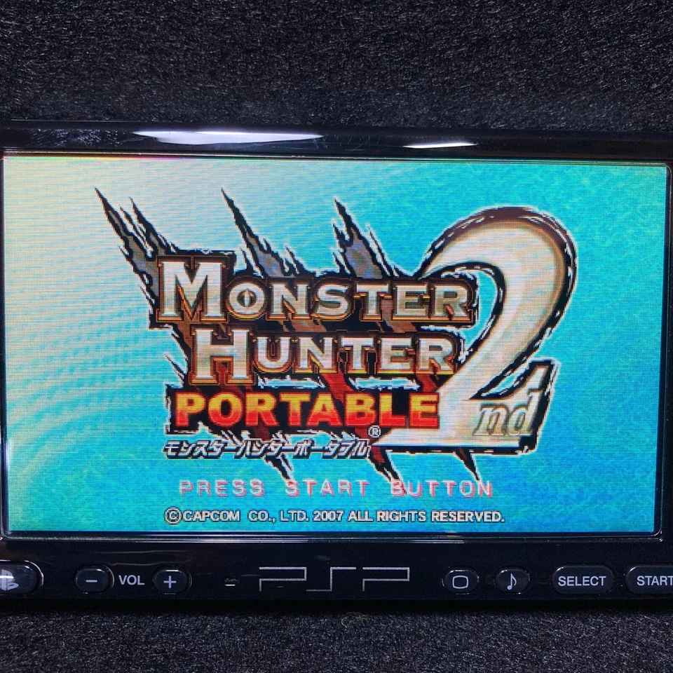 PSP Monster Hunter Portable 1st 2nd 2nd G 3rd 4set Tested Capcom From Japan - Image 3 of 4