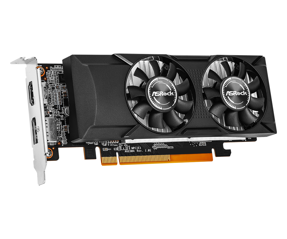 ASRock AMD Radeon RX 550 Low Profile 4GB Graphics Card GDDR5