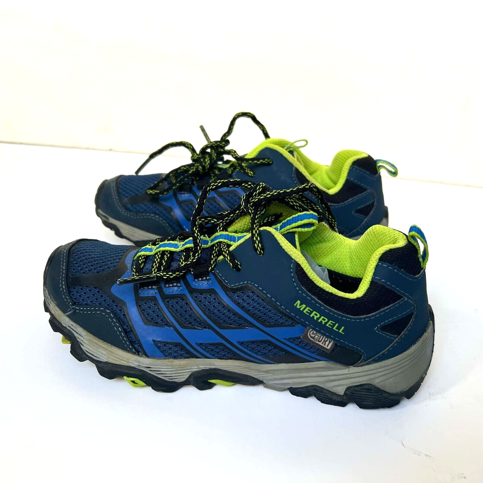 Merrell Moab scarpe basse da trekking sneaker blu navy MC57965 bambini ragazzi taglia 2 5 M US