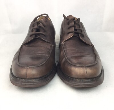 Cole Haan C12601 LunarGrand Brown Apron Moc Casual Oxfords Men\'s US 9 M *READ* Cole Haan C12601 LunarGrand Brown Apron Moc Wedge Oxfords  main image 2