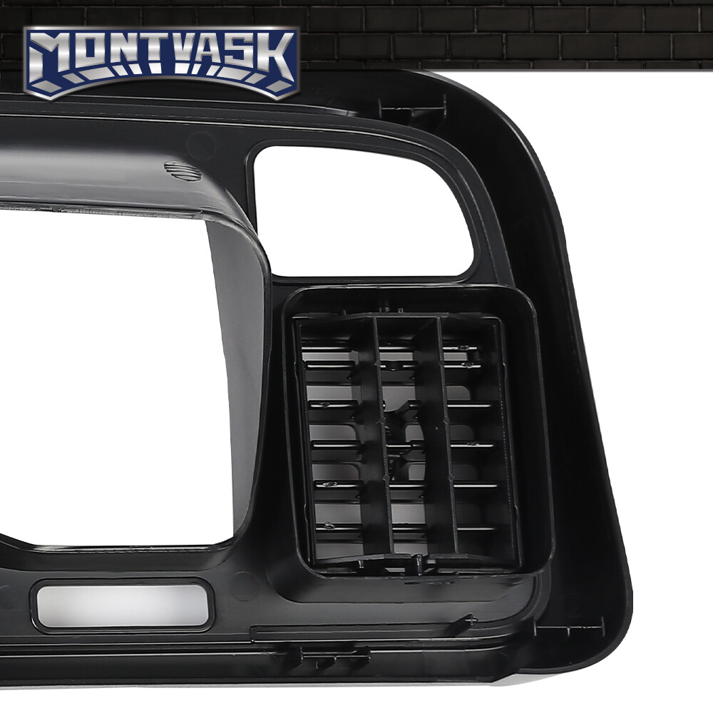 Dashboard Bezel Cover With Vents For 1994-1997 Dodge Ram 1500/2500/3500 - Black Plastic, Direct Fit 1 thumbnail image