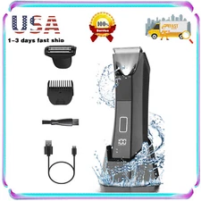 Beard Trimmer for Men, Grooming Kit w/ Cordless Hair Clippers USB Rechargeable