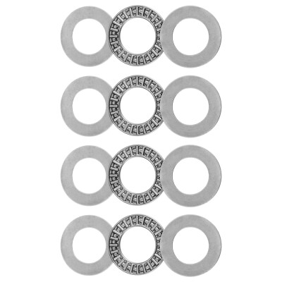 AXK2035 Axial Nadellager mit Unterlegscheiben 20mm ID 35mm AD 2mm Dicke 4Stk