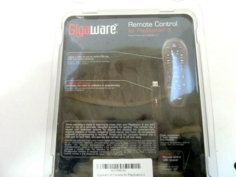 New Sealed Gigaware Remote for Playstation 3 - Image 2 of 2