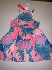 Robe Fille Lilly Pulitzer Kinley - Couleur Nauti Navy Et Capri Soleil Pink - Taille XL (12-14) - Neuf Avec étiquettes