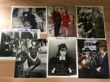 Willy Wonka Golden Ticket Cast Members Signed/Autographed Photos Lot/Gene Wilder