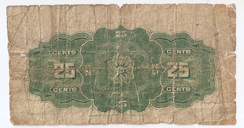 Canada 25 cents 1900 Boville Error, Cut out of Registry - Picture 2 of 2