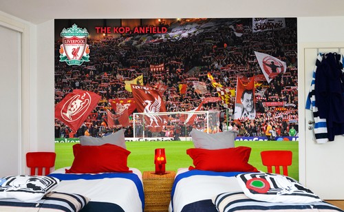 Beautiful Game Official Liverpool FC Anfield FULL WALL MURAL Wall Sticker - Picture 2 of 6