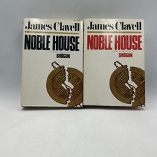 Noble House by James Clavell (1981 Hardcover) Book Club Edition Volume 1 &2- VG
