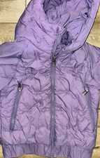 Girl s The North Face Mashup Insulated Hoodie Puffer Jacket Purple Small 7/8