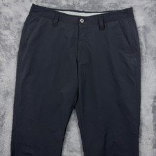 Under Armour Pants Mens 36x30 Match Play Black Performance Stretch Golf Athletic