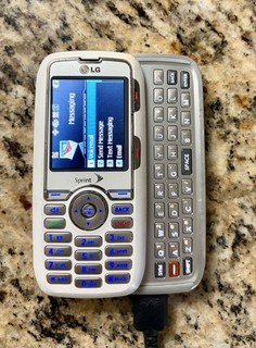 Telefono LG Rumor Sprint Slider bianco QWERTY
