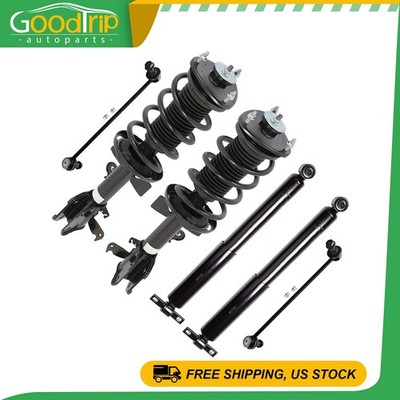 6pc For 2011 2012 Honda Odyssey Front Struts Rear Shocks w/Coil Spring Sway Bars
