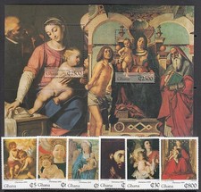 Ghana - Mail 1995 Yvert 1845/50+H.283/4 ** Mnh Christmas