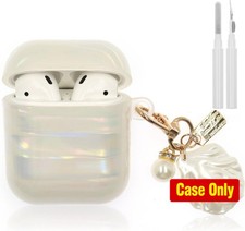 AirPod Case 1st/2nd Generation, Protective Shell Print Cover with Cleaner Kit an