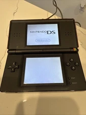 Nintendo DS Lite Console USG-003  Crimson Red Black. PARTS Due To Age. Read