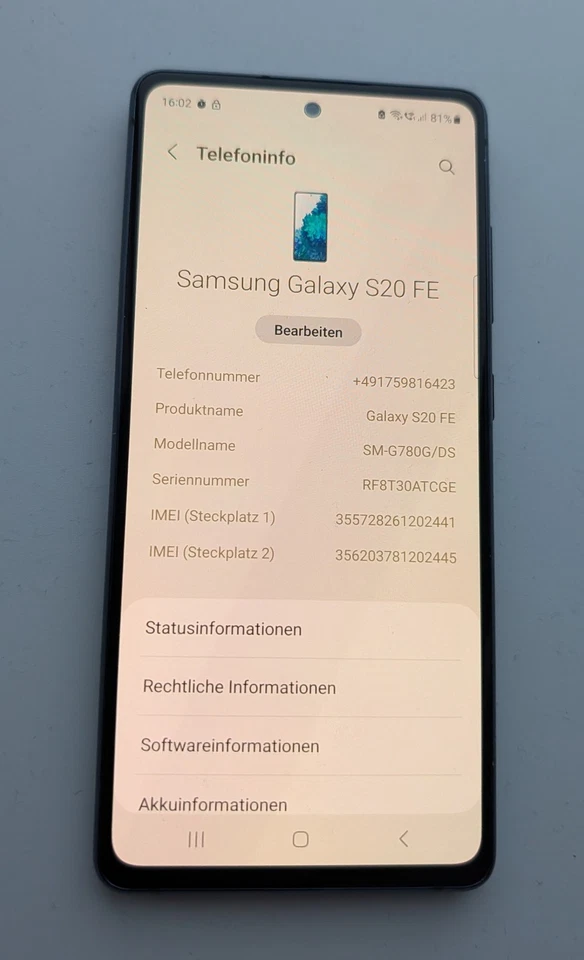 Samsung Galaxy S20 FE 5G · 256GB, Foto 3 von 5