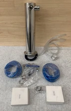 Kegco 3" SS Double Faucet Tower KC DT2F-SS + QTY 2 KC HU-FASC 01 Faucets & More