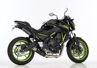 Hurric Supersport Auspuff Schwarz Passend FüR Kawasaki Z650 2023-2026