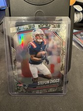 2025 Panini Prizm Stefon Diggs Forest Camo Prizm #5/15 #182 New England Patriots