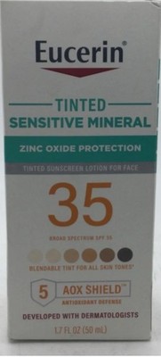 Eucerin Sensitive Tinted Mineral Face Sunscreen SPF 35,