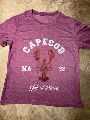 Cape Cod, MA Lobster T-Shirt - Classic Summer Beach Vibe Tee Medium