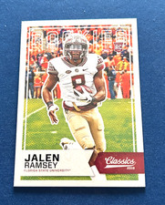 2016 Panini Classics Football Jalen Ramsey Rookie Card #252 Set Break NM. rookie card picture