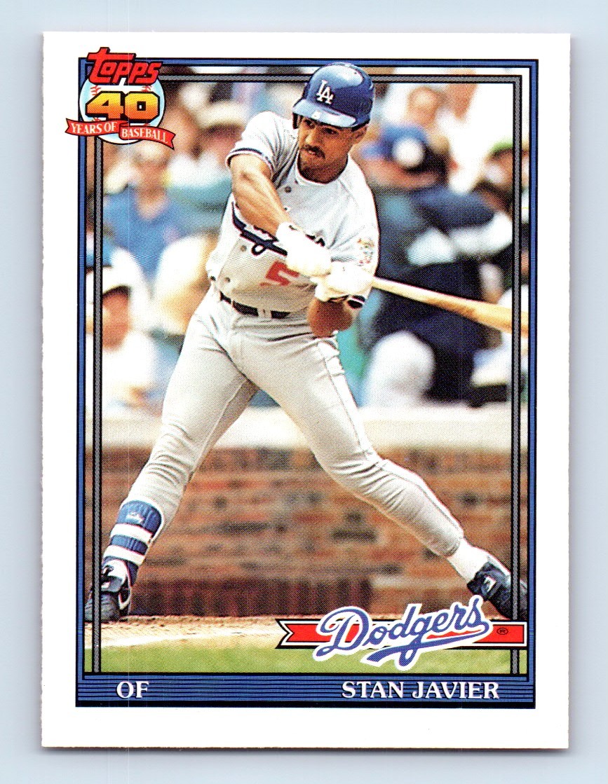 1991 O-Pee-Chee Stan Javier Los Angeles Dodgers #61
