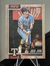 2026 Topps Series 1 Josh Jung Wood Grain Variation /25 #98 Texas Rangers