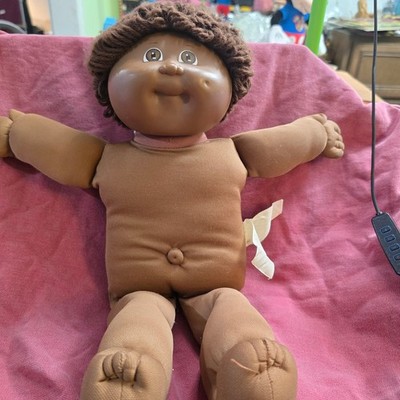 Vtg 1983 Coleco Cabbage Patch Kid AA Boy Black Signature HM3 OK Factory