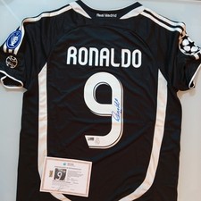 Ronaldo Nazario Signed Autographed Real Madrid 9 Jersey with COA