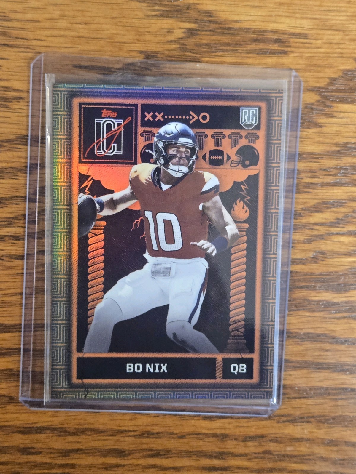 2024 Topps Signature Class Bo Nix Odyssey SSP Case Hit. #O-4