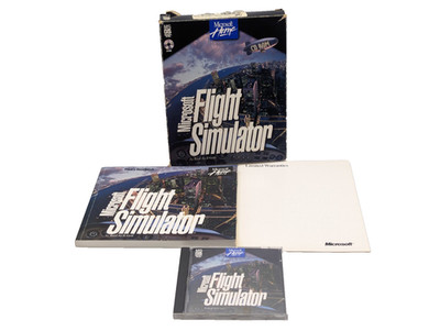 Microsoft Flight Simulator Big Box CD Rom Gut