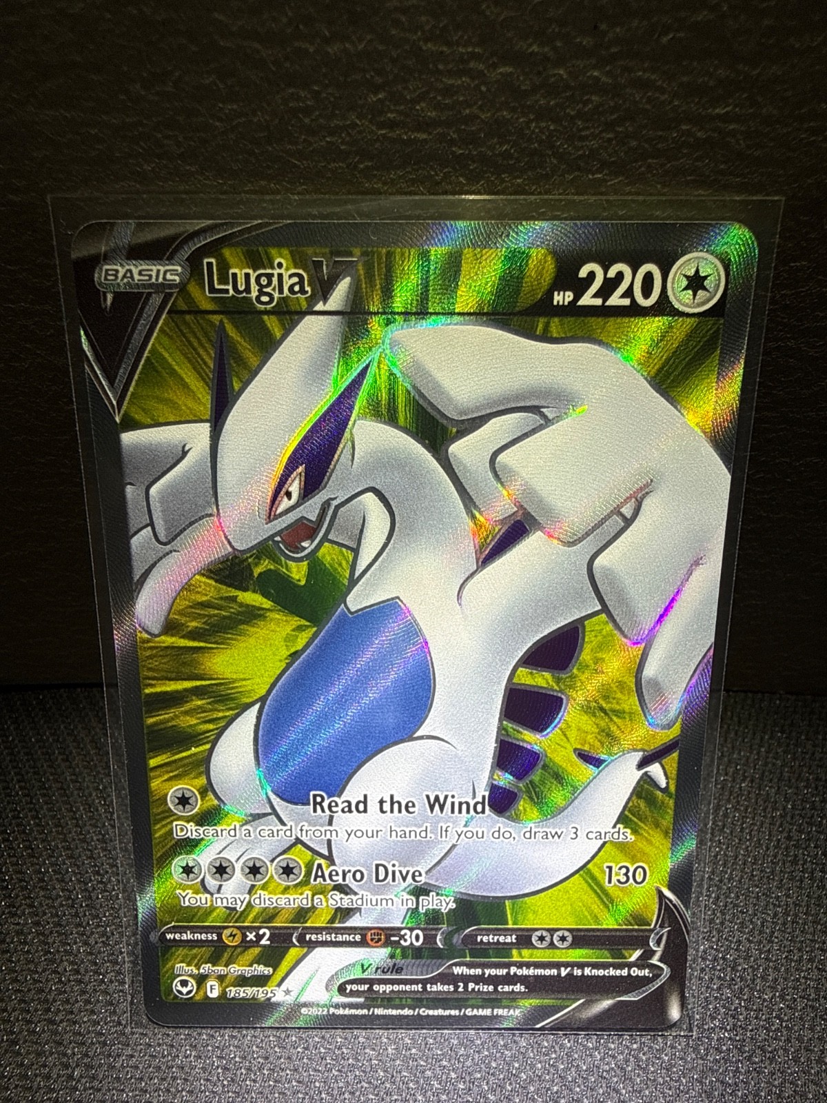Lugia V (Full Art) 185/195 Swsh12: Sword & Shield - Silver Tempest Holo