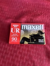 Maxell UR 90 Minute Blank Audio Cassette Tapes Normal Bias - New Sealed