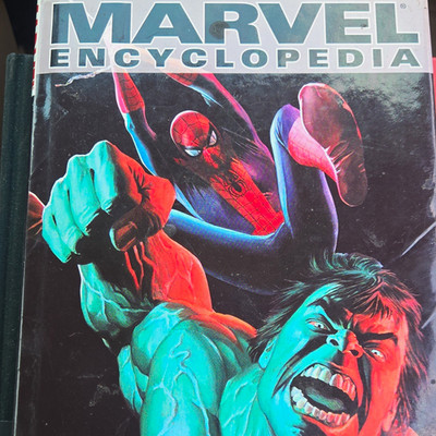 Marvel Encyclopedia Hardcover Illustrated Book English Superheroes Comic Books