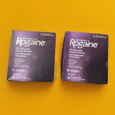 2 New Women's Rogaine Hair Regrowth Treatment - 3 2oz Bottles Each Box Ex 12/29 