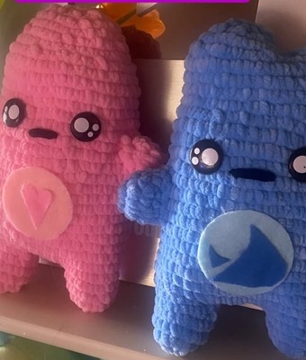 fortnite inspirierter gehäkelter Wassersprite, personalisierbar