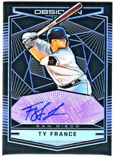 2019 Obsidian TY FRANCE RC Auto!!!  Rare All-Star