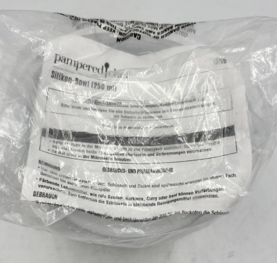 Pampered Chef Silicone Prep Bowl #1759 3 Cups – New in the Package - Image 2 of 3