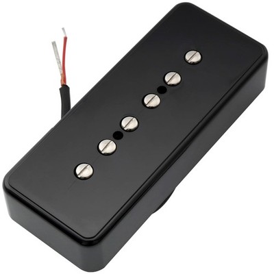 Artec ASA90-BK Black Alnico 5 P90 Soapbar Single Coil Guitar Bridge Pickup 7.5K