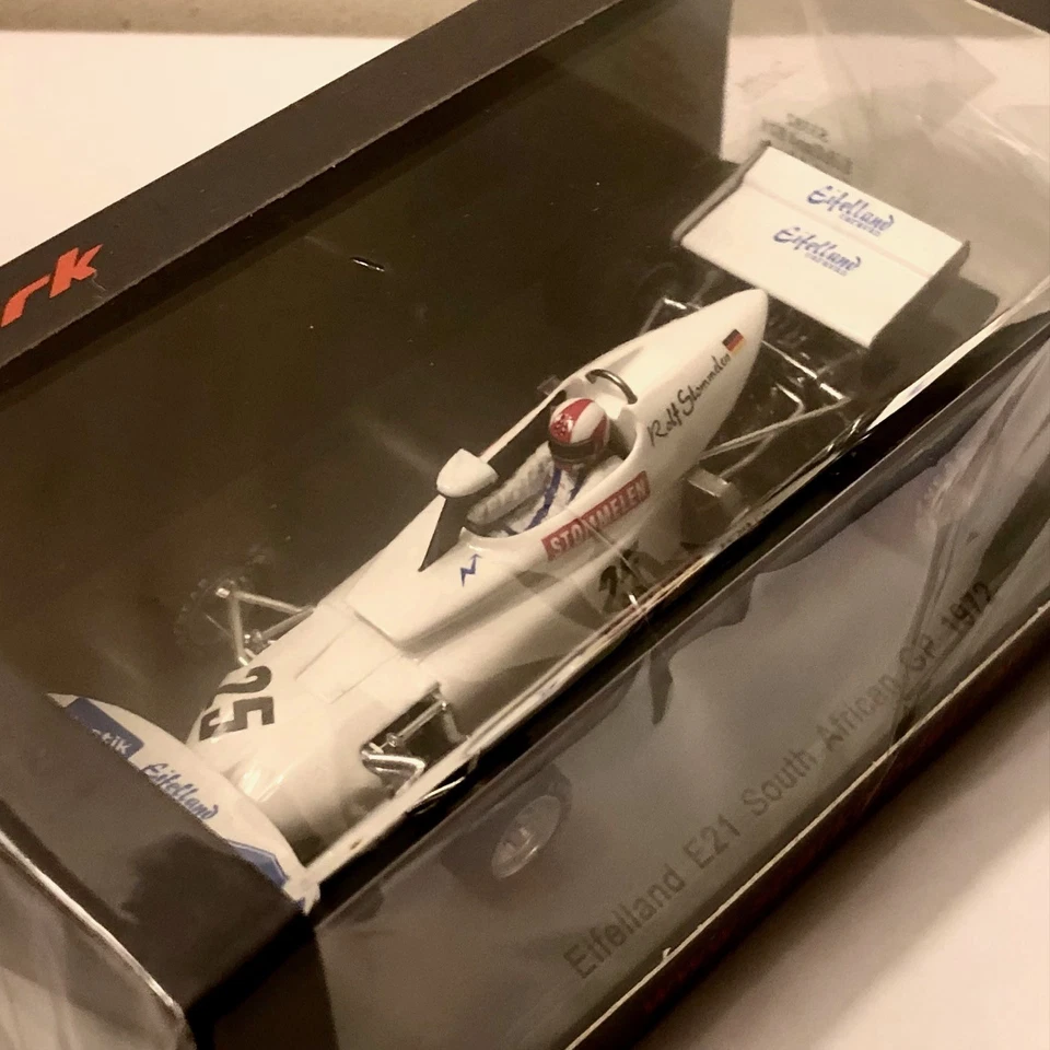 F1 1/43 Spark S3382 Eifelland E21 N°25 R.Stommelen South African GP 1972, New - Immagine 3 di 4