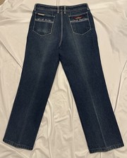 Vintage Jordache Denim Jeans Horse Head Logo Sz 33 - 30 Waist 24 Inseam See Pic