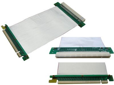 KALEA-INFORMATIQUE PCI EXPRESS 16x Riser SOUPLE Nappe BLINDÉE PCIE